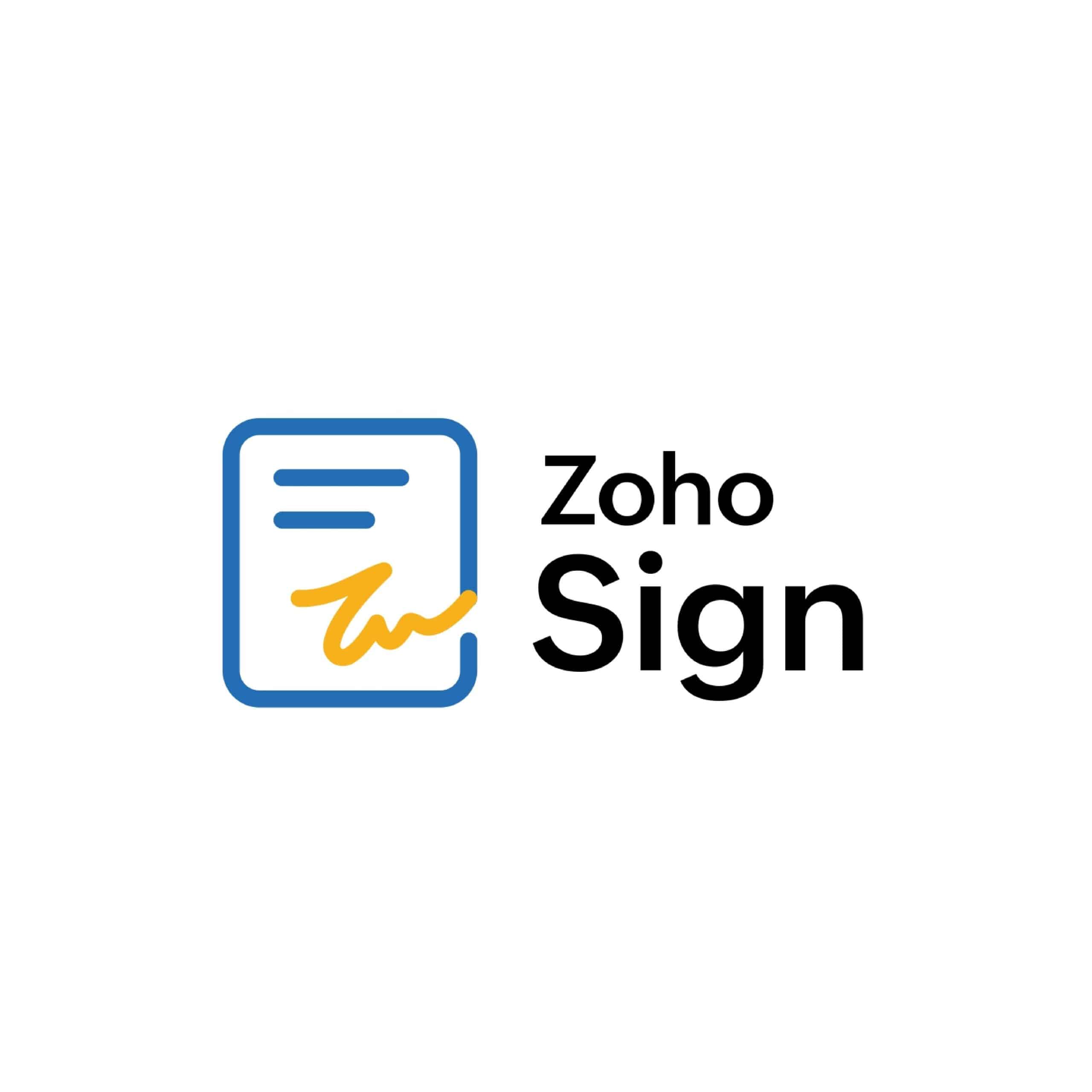 zoho sign logo