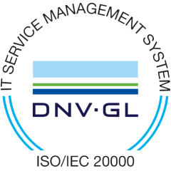 DNV-GL ISO 20000 certificate