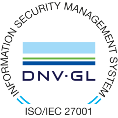 DNV-GL ISO 27001 certificate